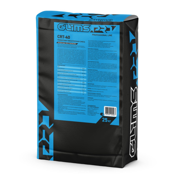 Ремонтная смесь GLIMS®PRO CRT-40 безусадочная тиксотропного типа Ремонтная смесь GLIMS®PRO CRT-40 безусадочная тиксотропного типа