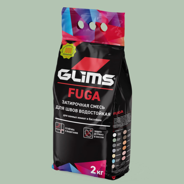 Затирка для швов GLIMS®Fuga межплиточная. Цвет: Фисташковый