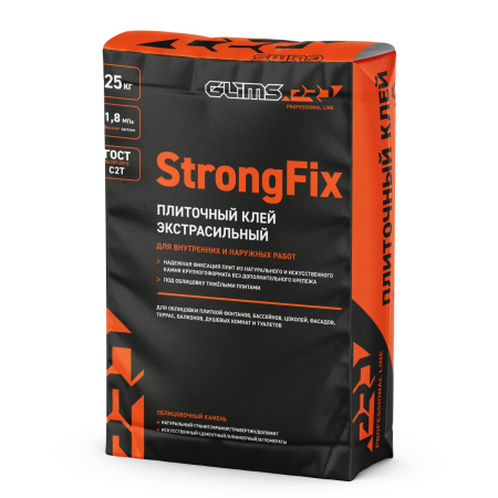 Плиточный клей GLIMS®StrongFix быстрой фиксации 